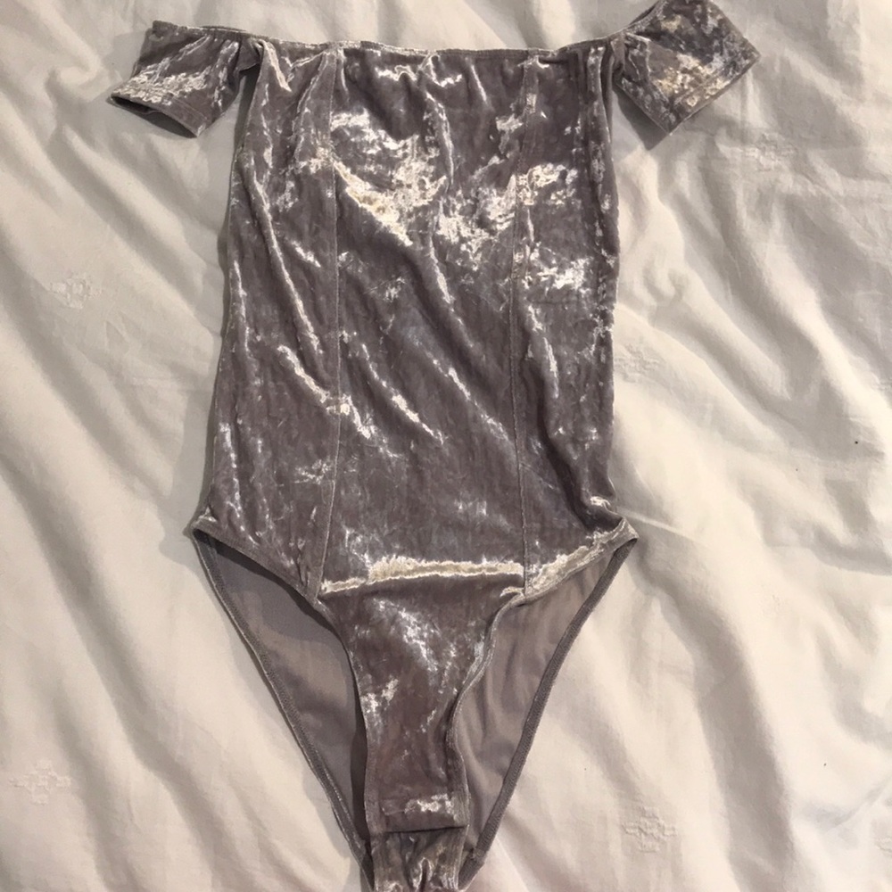 Urban Outfitters Out From Under velvet bodysuit